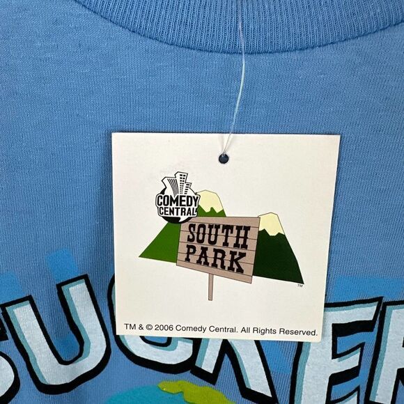 Comedy Central 2006 Cartman South Park T Shirt NWT Men’s L Read - Picture 3 of 12